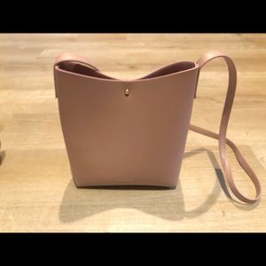 Pink vegan leather bag NWOT
